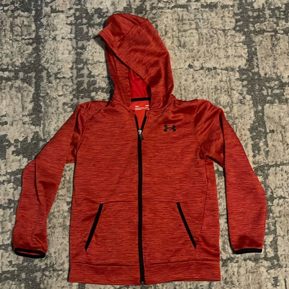 Under armour boys zip up hoodie